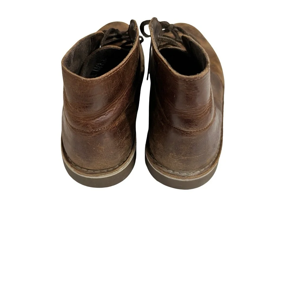 Clarks Boots Mens 10 M Chukka‎ Bootie Brown Leather